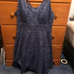 purple sparkly prom/homecoming dress